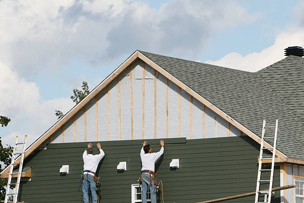 Professional Emergency Siding Repair technician working in Westwood, PA